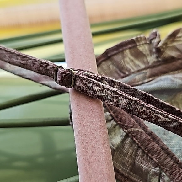 Mushroom Fall Floral Ruffled Linen Camisole by A.N.A. - Picture 6 of 10